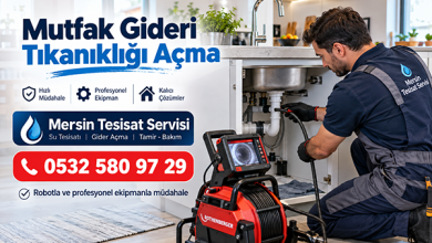 Mutfak Gideri Tıkanıklığı Açma