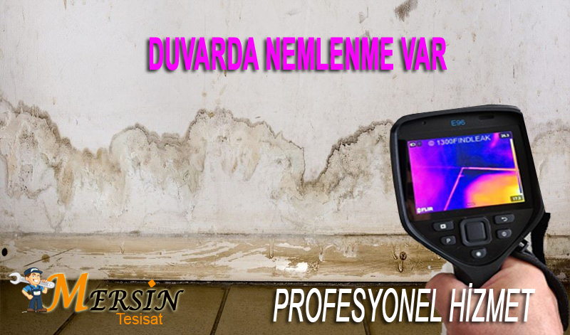 Erdemli su kaçağı tespit