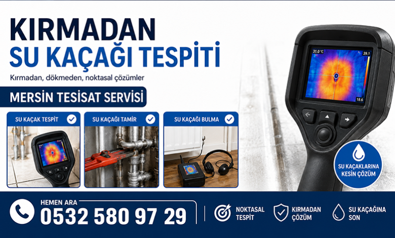 Kırmadan Cihazla Temiz Su Kaçağı Tespiti ve Tamiri hizmeti