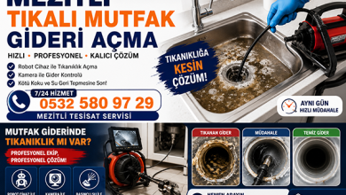 Mezitli Tıkalı Mutfak Gideri Açma