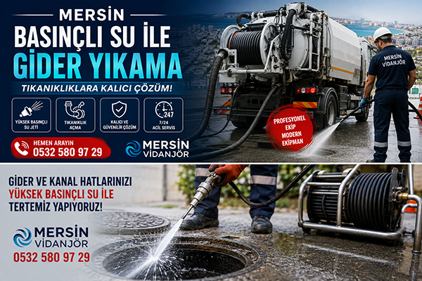 Basınçlı Su ile Gider Yıkama Hizmeti