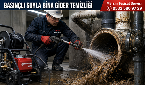 Basınçlı Suyla Bina Gider Temizliği