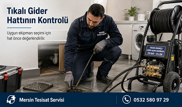 Basınçlı Suyla Gider Açma