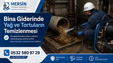 Erdemli Basınçlı Suyla Gider Yıkama