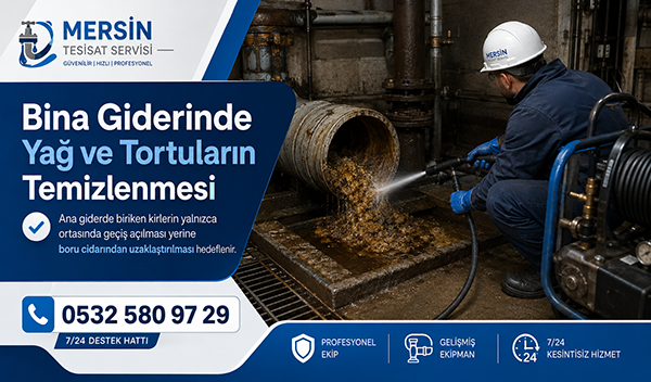 Erdemli Basınçlı Suyla Gider Yıkama