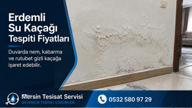 Erdemli Su Kaçağı Tespit Fiyatları