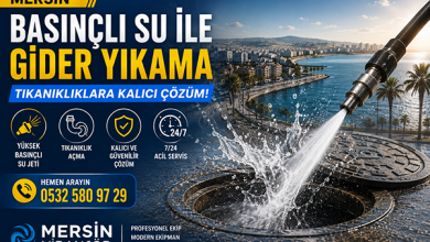 Mersin Basınçlı Su ile Gider Yıkama