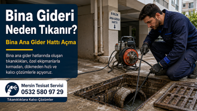 Mersin Basınçlı Suyla Tıkanıklık Açma
