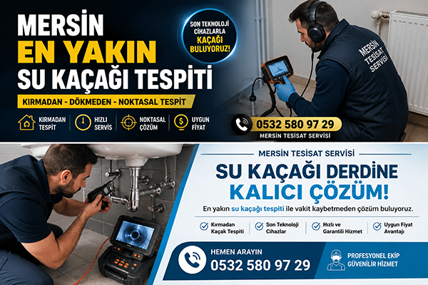Mersin En Yakın Su Kaçağı Tespiti