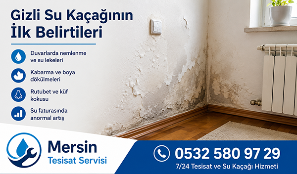 Mersin su kaçağı tamircisi