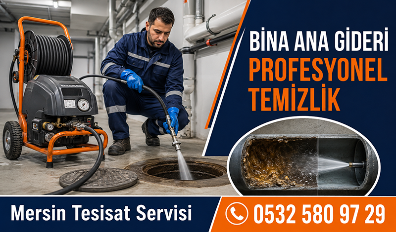 Mersin’de Tıkalı Gider Açma Hizmeti