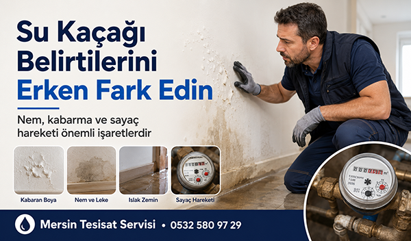 Su sayacı kontrolü ile tesisattaki olası su kaçağının değerlendirilmesi