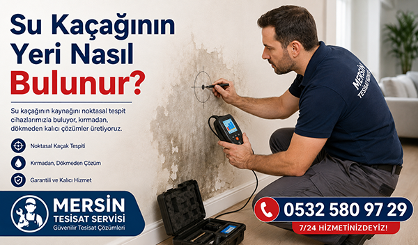 Temiz Su Hattındaki Kaçak Duvara Nasıl Yansır