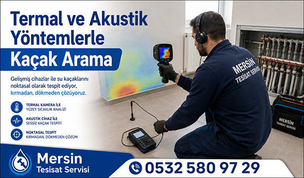 Termal ve Akustik Yöntemlerle Kaçak Arama