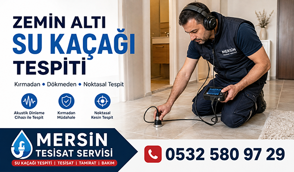 Zemin Altı Su Kaçağı Bulma