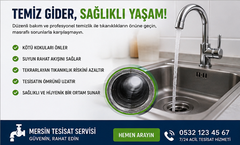 bina gider borularının temizlenmesi