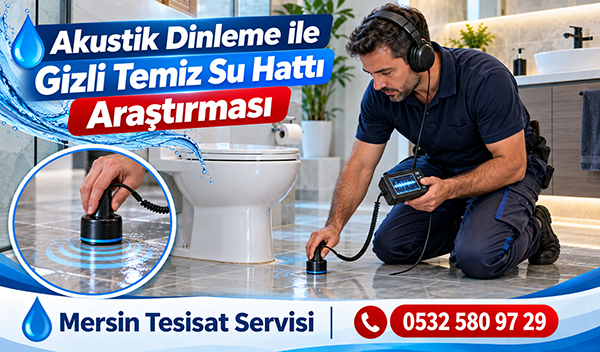 Akustik Dinleme ile Gizli Temiz Su Hattı Araştırması