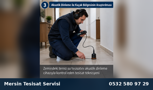 Akustik Dinleme ile Kaçak Bölgesinin Araştırılması