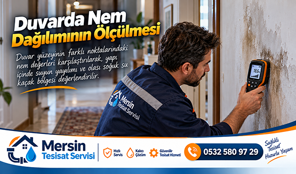 Duvarda Nem Dağılımının Ölçülmesi