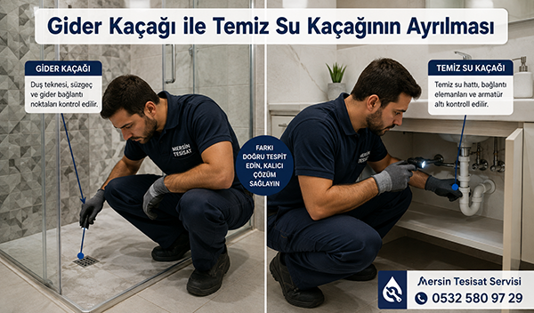 Gider Kaçağı ile Temiz Su Kaçağının Ayrılması