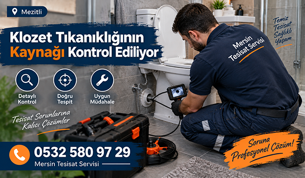 Klozet Gider Hattının Kontrol Edilmesi
