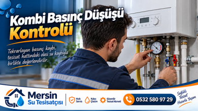 Kombi Borusunda Su Kaçağı