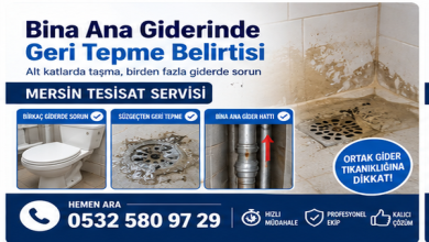 Mersin Basınçlı Suyla Bina Gideri Açma