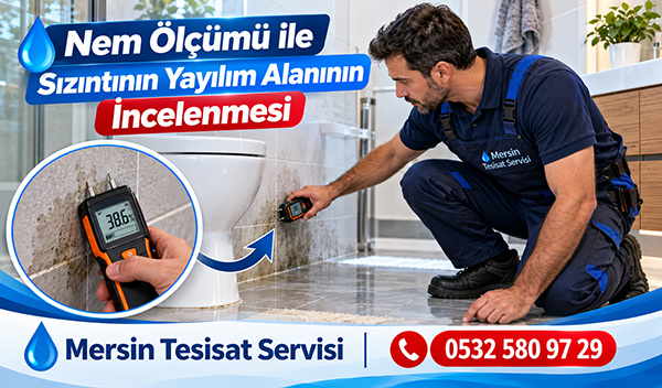 Nem Ölçümü ile Sızıntının Yayılım Alanının İncelenmesi