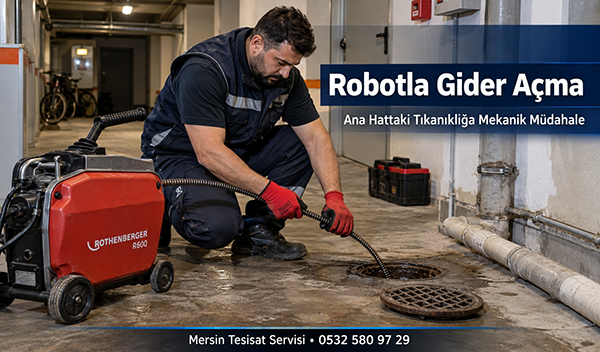 Robotla Ana Gider Tıkanıklığının Açılması