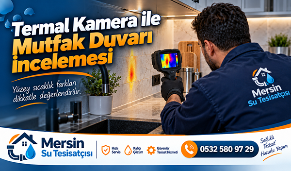 Termal Kamera ile Mutfak Duvarı İncelemesi